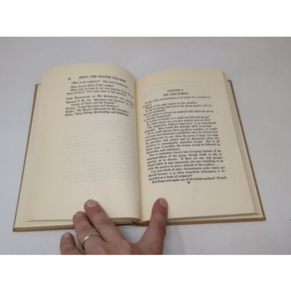 Jesus The‎ Master Teacher by Herman Harrell Horne 1964 Hardcover Book Vintage - Picture 14 of 16